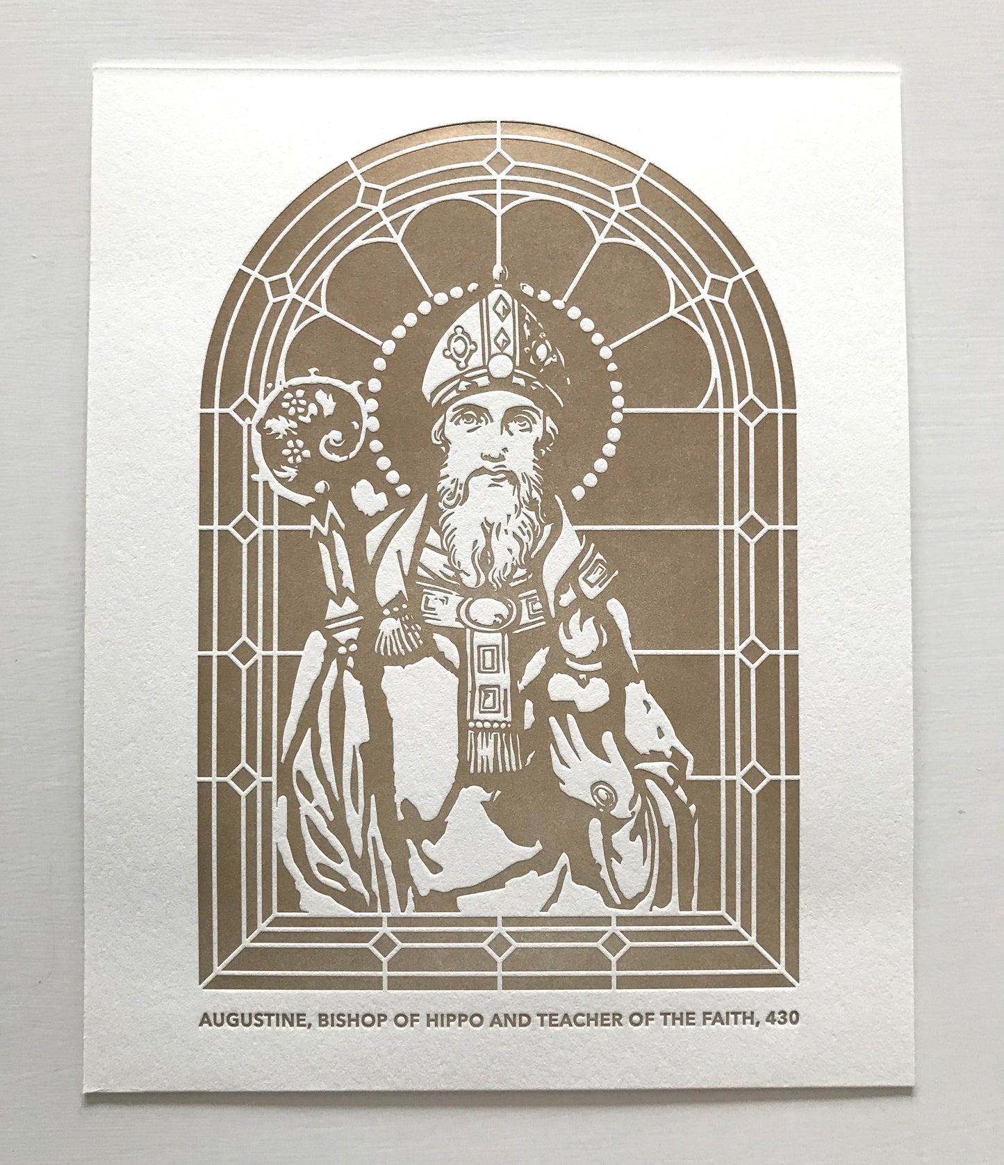 Augustine of Hippo Print (8x10in)