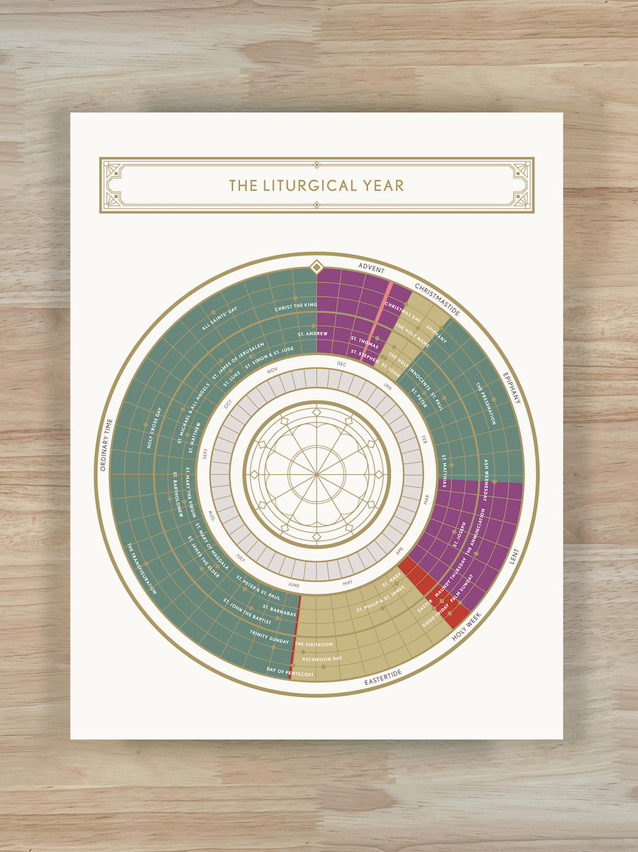Liturgical Circle Print (11x14)