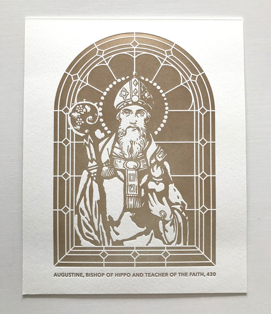 Augustine of Hippo Print (8x10in)